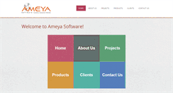 Desktop Screenshot of ameyasoftware.com
